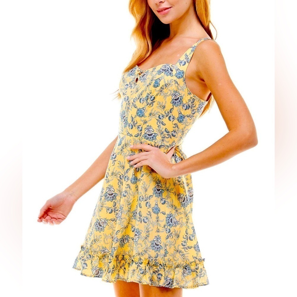 NWOT City Studio Floral A Line Dress - Size Large